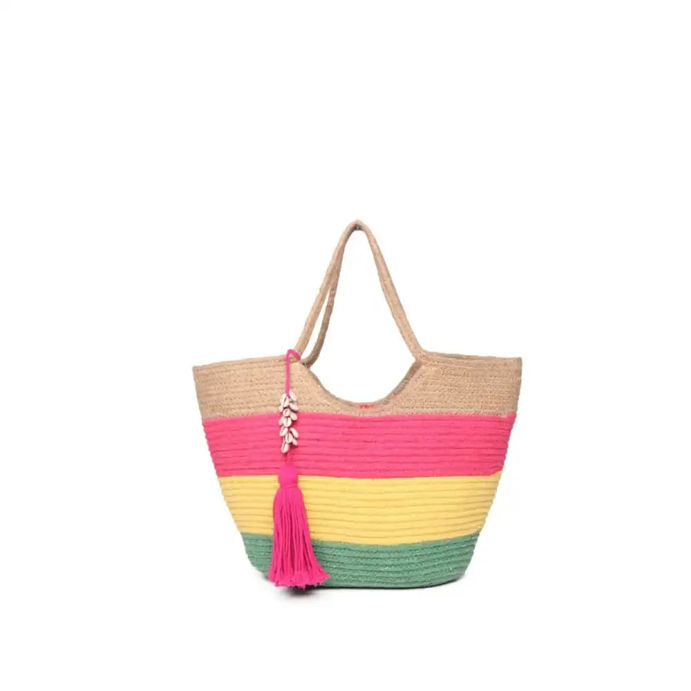 Colourfull Jute Tote Bag