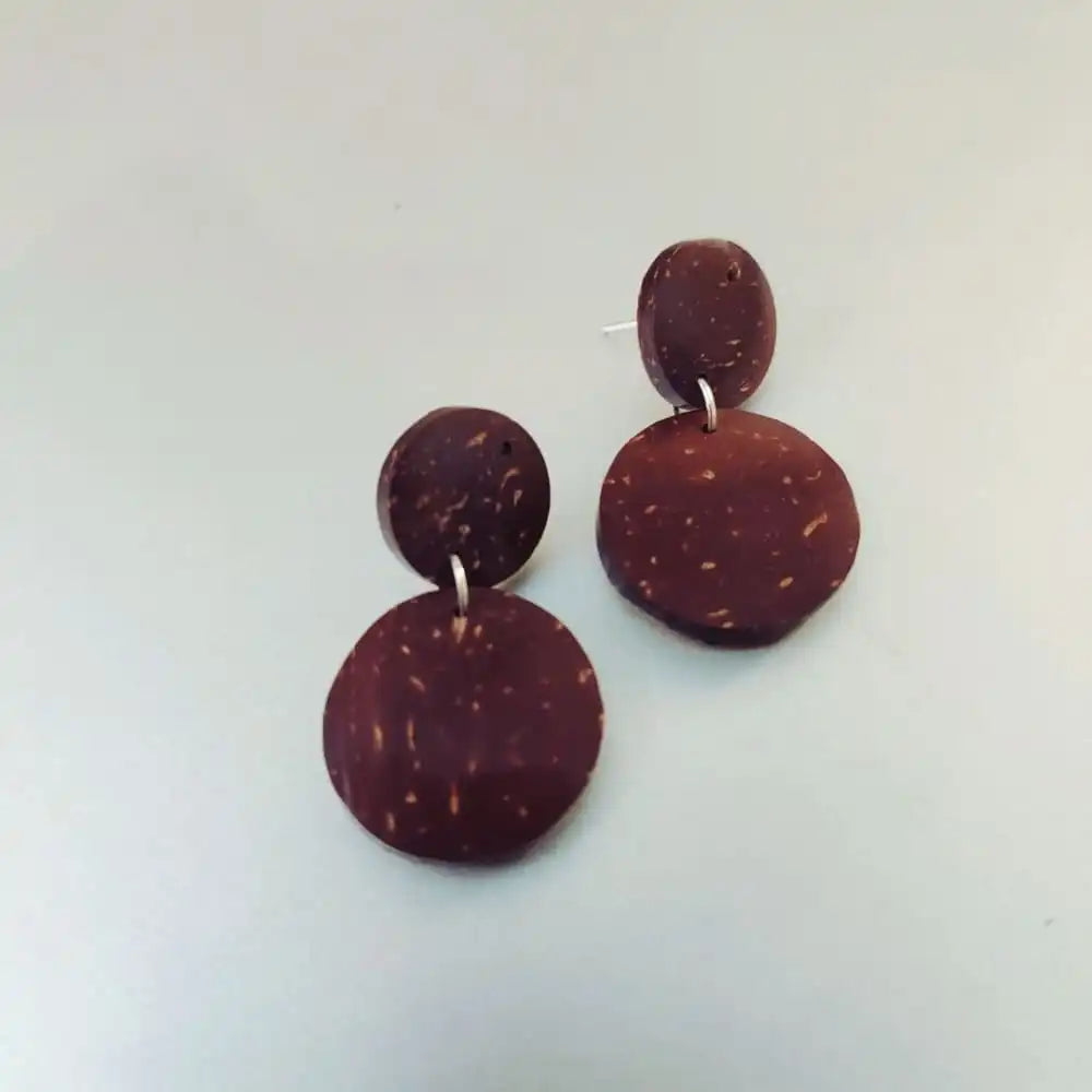 Coconut Shell Earrings by ONEarth