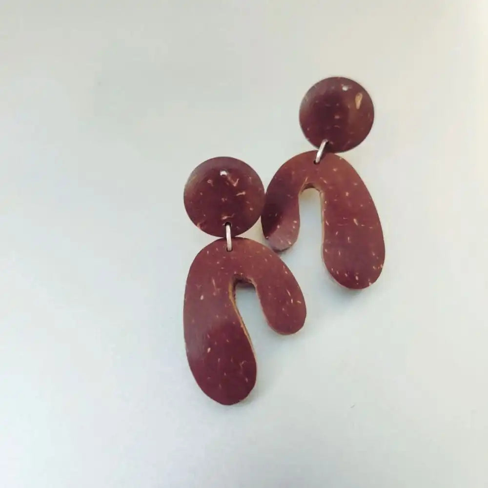 Coconut Shell Earrings by ONEarth