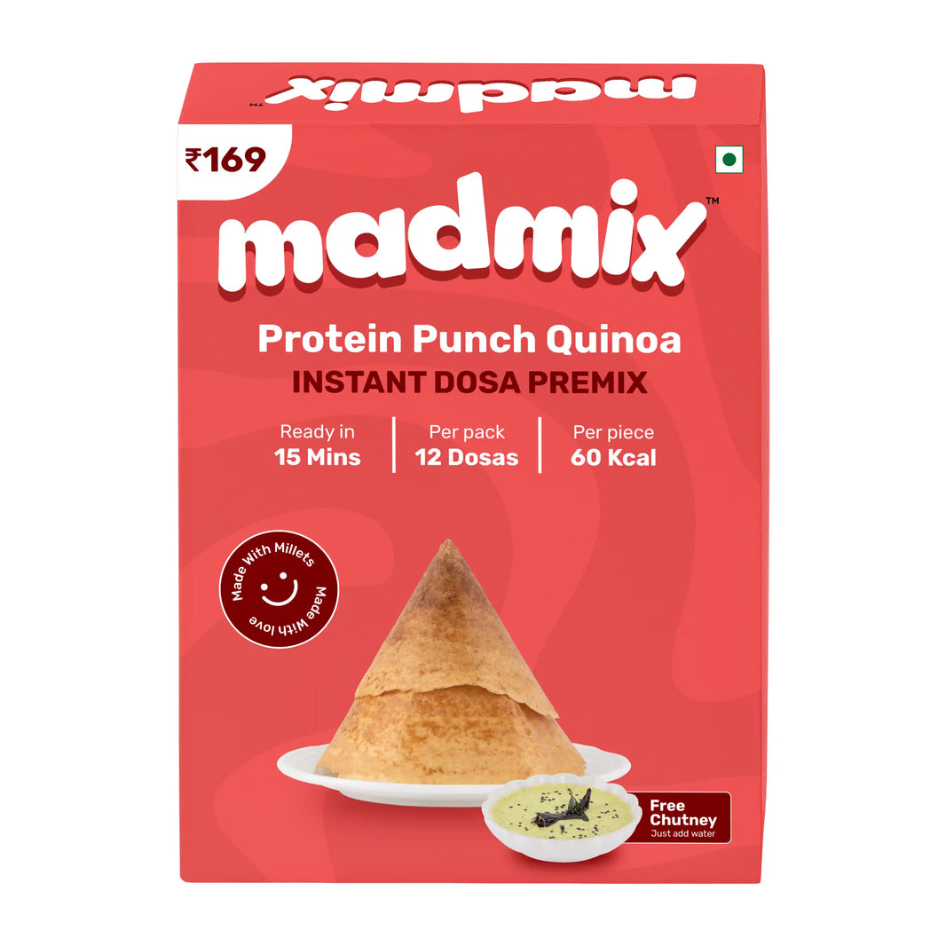 Protein Punch Quinoa Dosa Premix with Free Chutney- 270gm