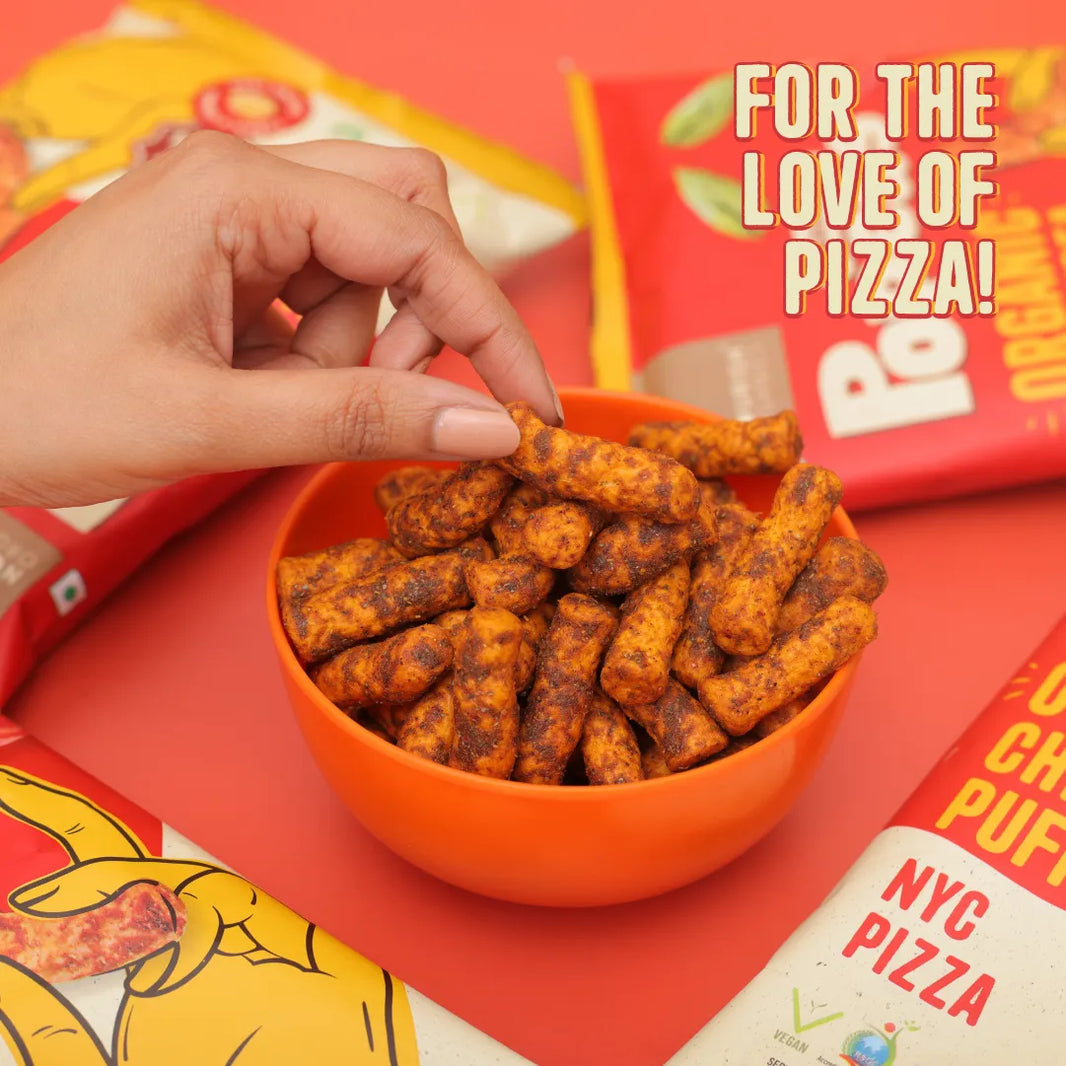 Nourish Organics Chickpea Puffs | NYC Pizza (Pack x4)