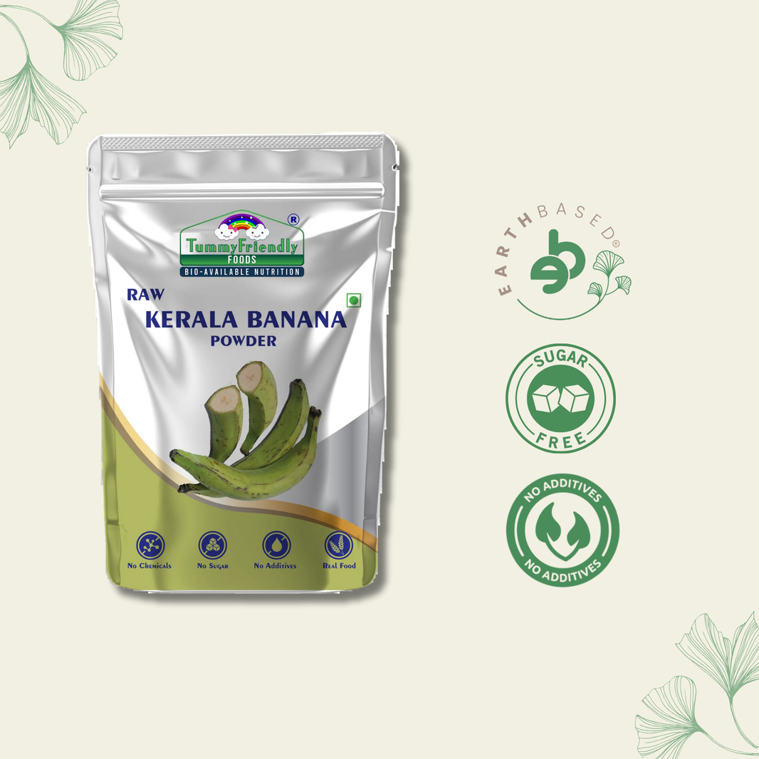TummyFriendly Foods Natural Raw Kerala Banana Powder | Raw Nendran Banana Powder | No Chemicals Cereal (200 g)