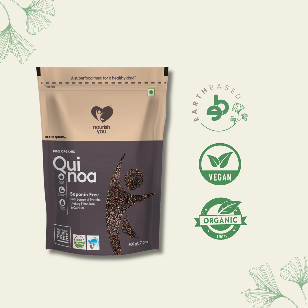 Nourish You ORGANIC BLACK QUINOA 500G