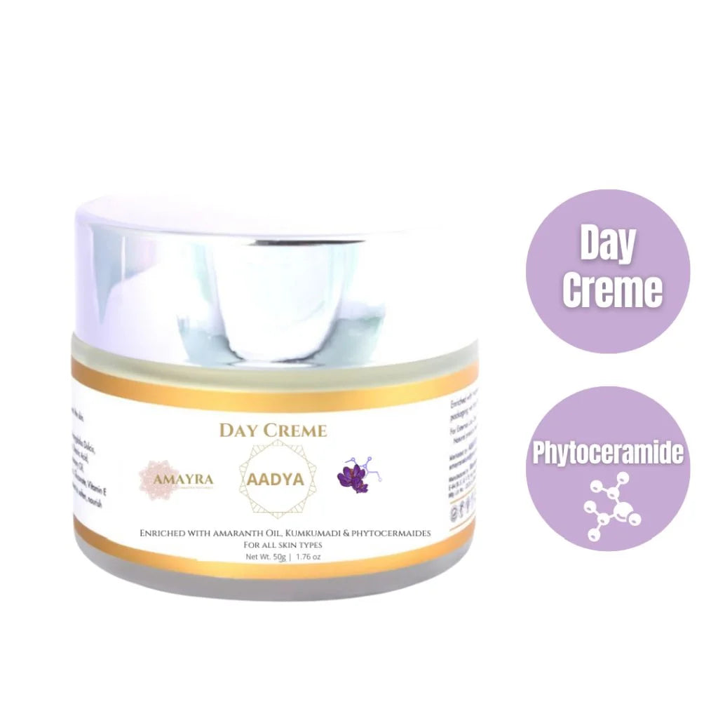 Amayra Naturals  Aadya: Hydrate & Protect Anti Aging & Pollution Defence Day Creme(50gm)