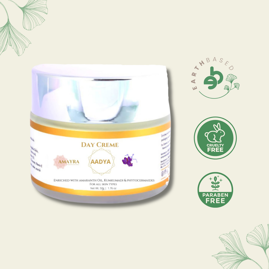 Amayra Naturals  Aadya: Hydrate & Protect Anti Aging & Pollution Defence Day Creme(50gm)