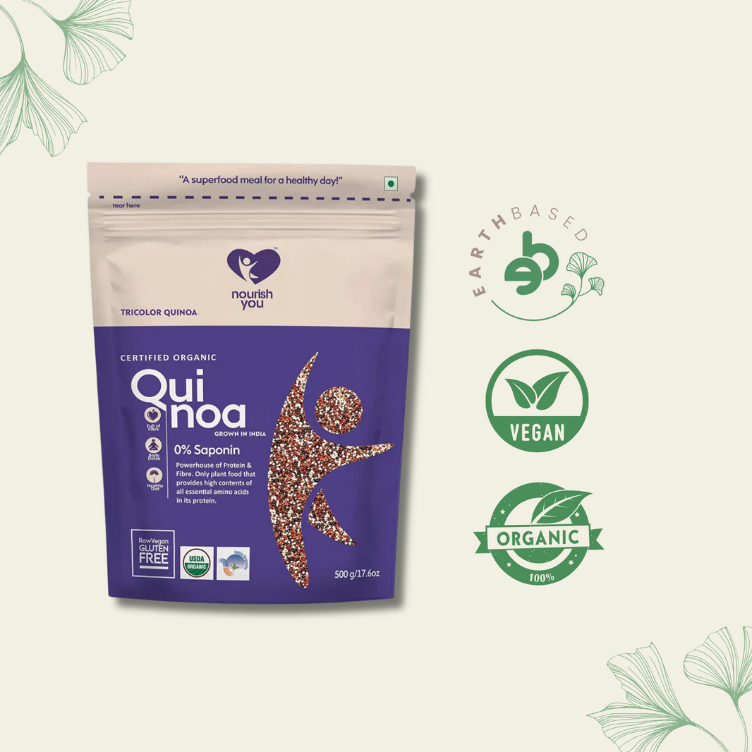 Nourish You ORGANIC TRICOLOR QUINOA 500G