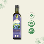 Organic Cold Pressed Flaxseed Oil - 500 ml