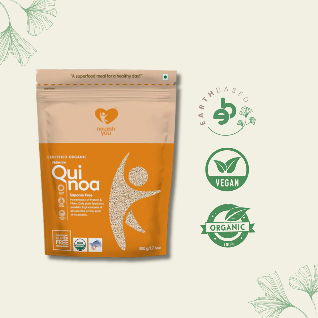 Nourish You ORGANIC PREMIUM WHITE QUINOA 500G