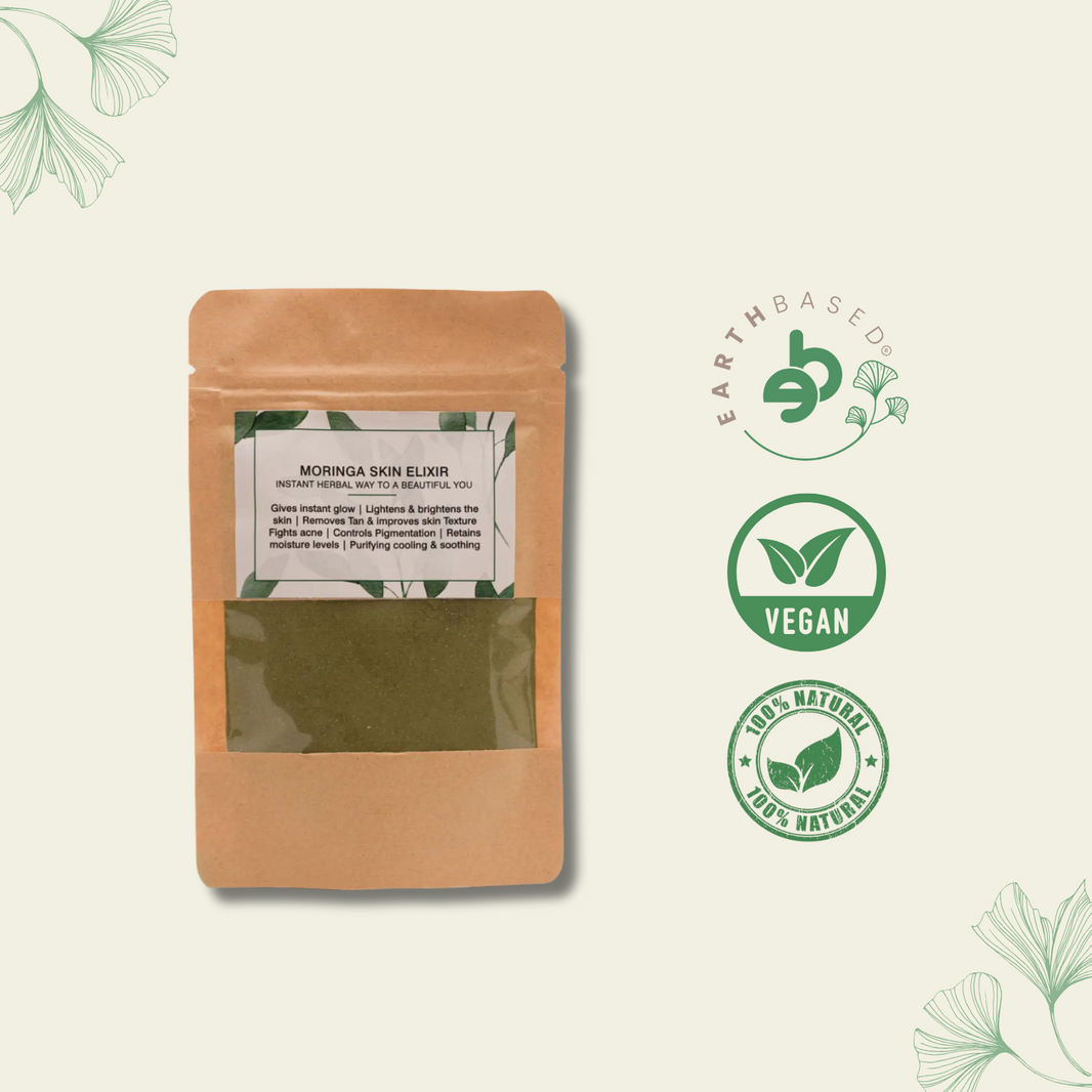 Daivik Moringa Skin Elixir | 100% Natural | Pigmentation & Blemish Removal, Anti Acne, Tan Removal | 50 g