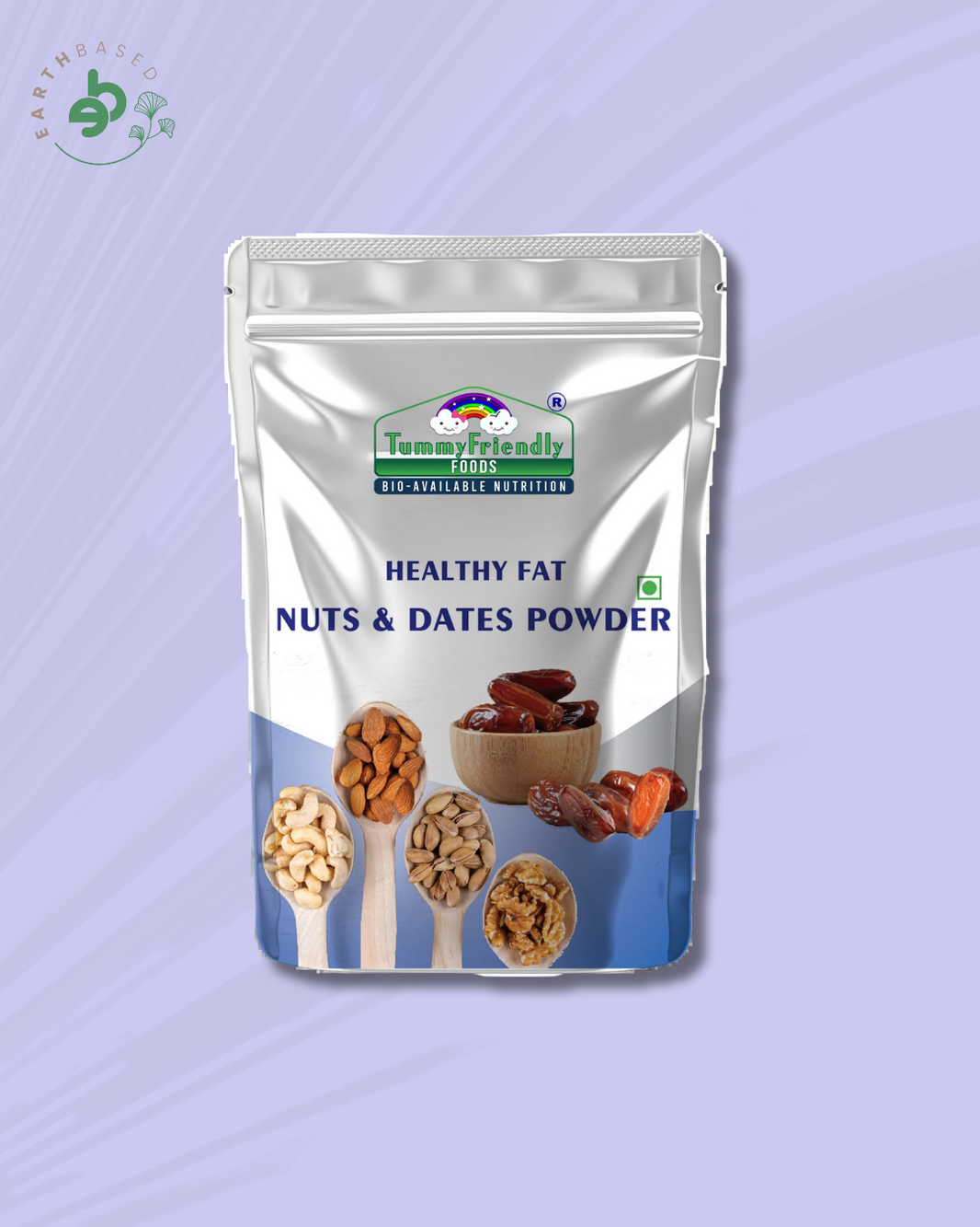 TummyFriendly Foods Premium Nuts and Dates Powder | Healthy Fat with Natural Sweetener - 200g Cereal (200 g)