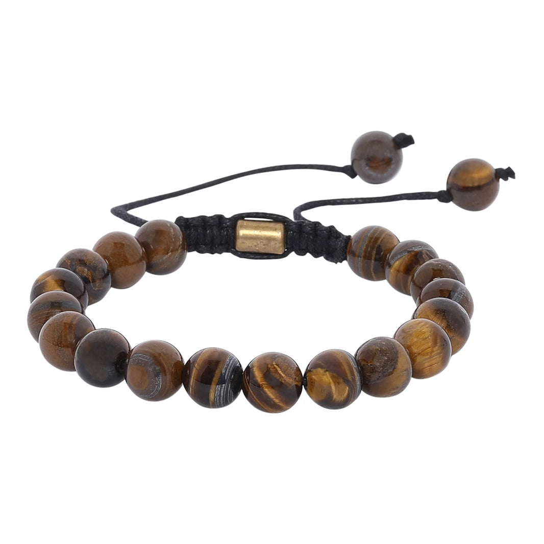 Real Tiger Eye Healing Bracelet For Courage, Creativity & Chakra Healing