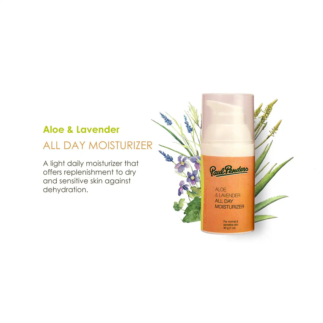 Paul Penders Aloe & Lavender All Day Face Moisturizer Cream For Dry & Sensitive Skin 30g