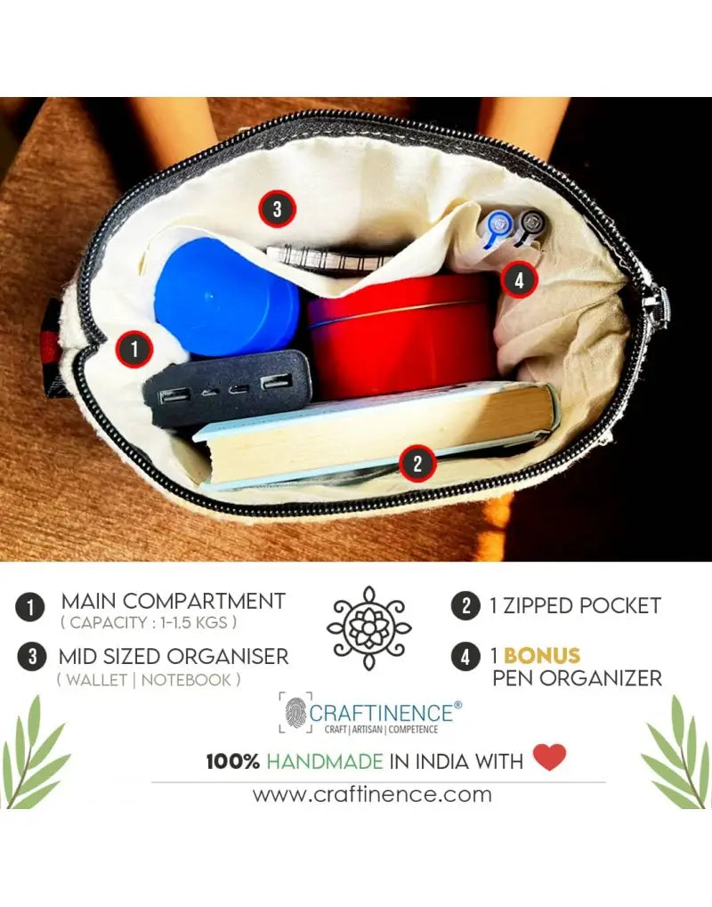 CRAFTINENCE Nomad Wanderlust Sling Bag - Multicolor -  Bag for women-handbags for women