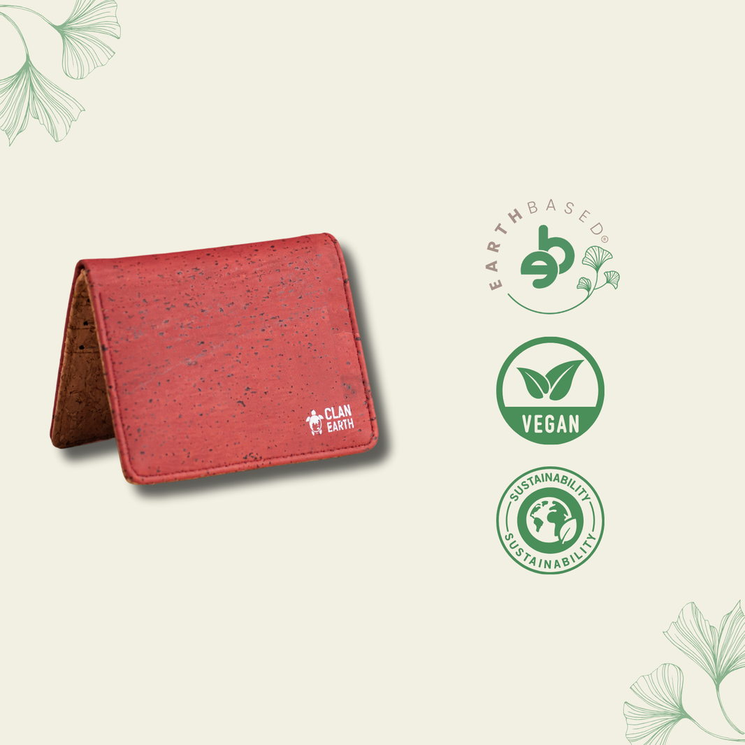 Ibis Cork Wallet | Clan Earth