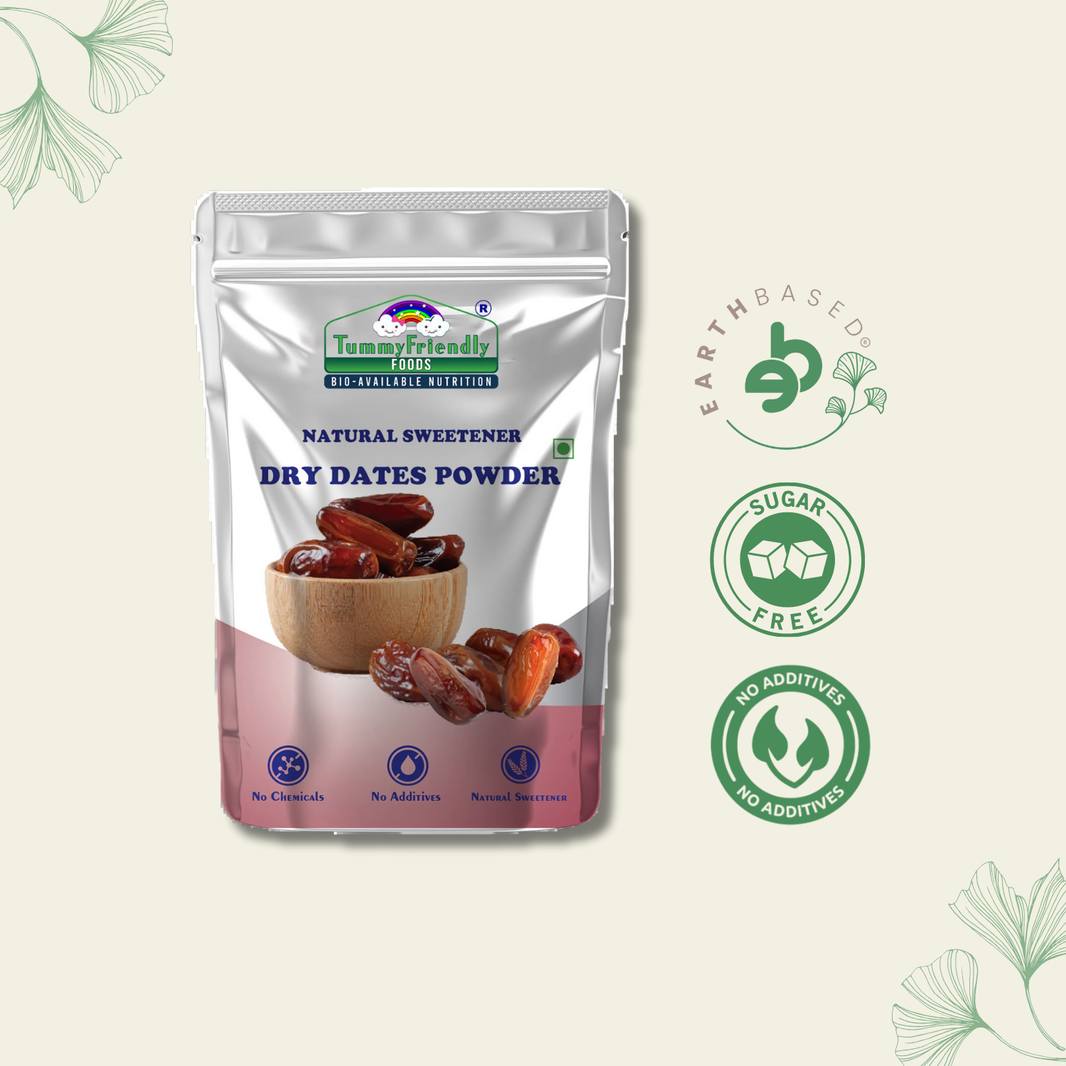 TummyFriendly Foods Dry Dates Powder from Premium Arabian Dates (300 g)