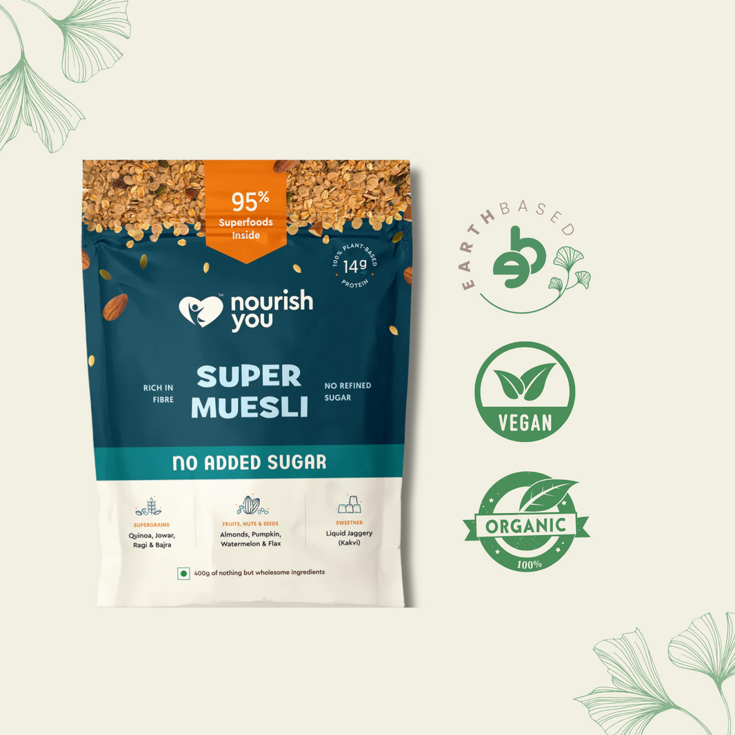 Super muesli - no added sugar | 400g by Nourish You