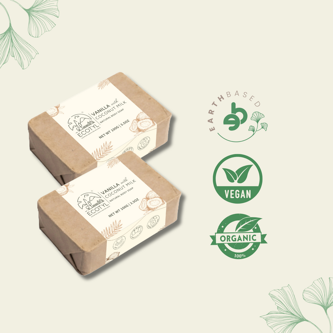 Coconut Milk & Vanilla Soap - Set of 2 | Ecotyl