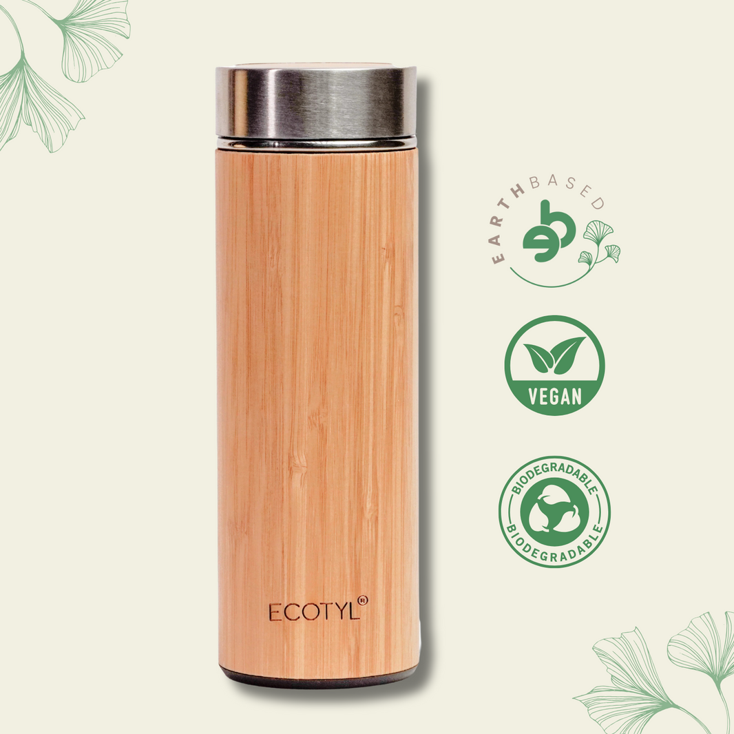 Bamboo Stainless Steel Insulated Flask | Ecotyl