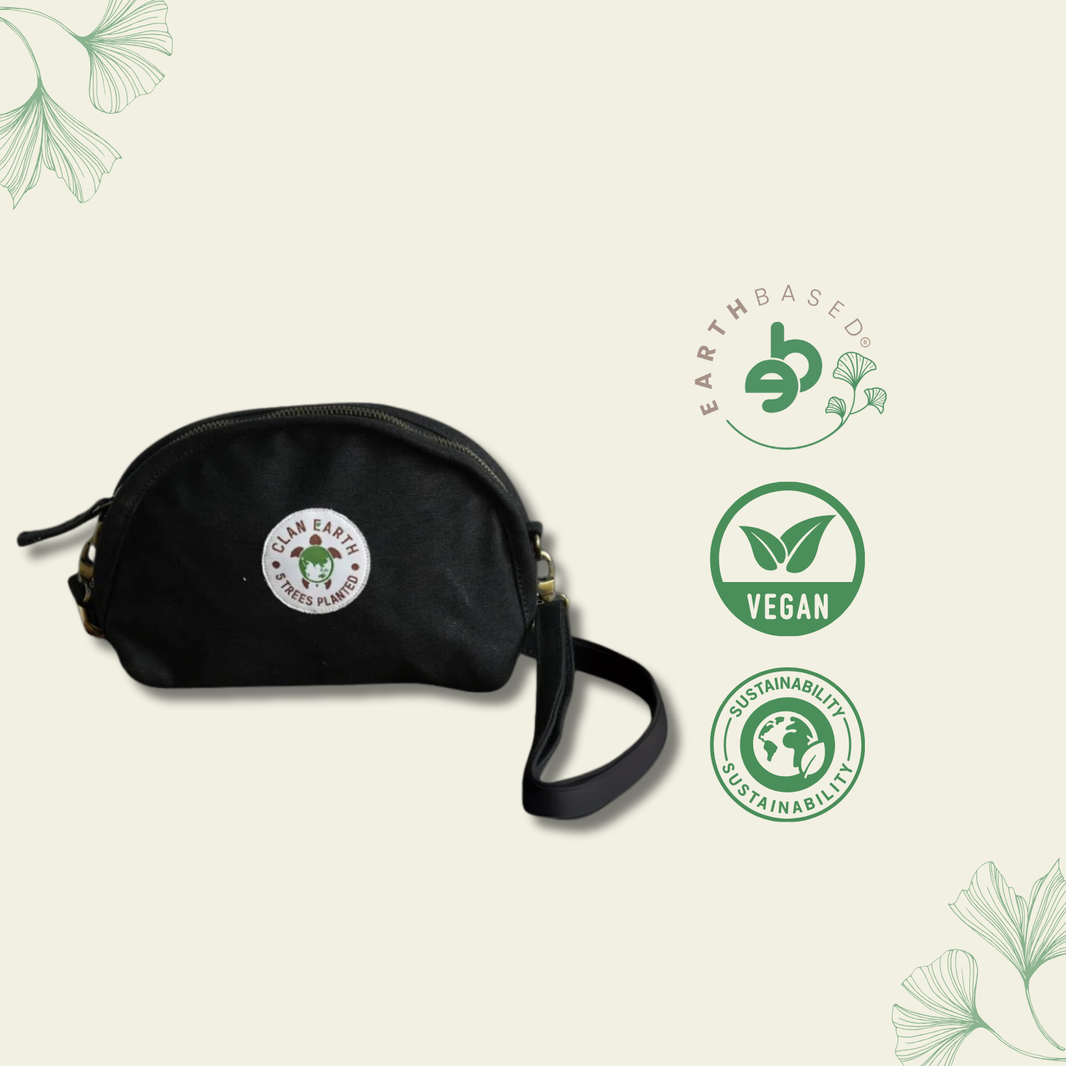 Clan Earth Pika Purse - Charcoal Black