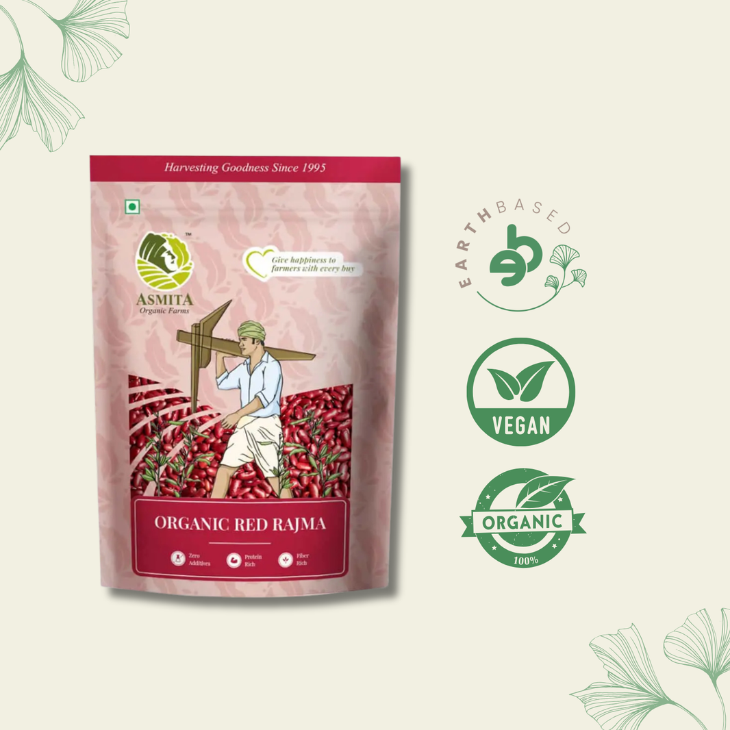 Organic Red Rajma | Red Kidney Beans - 500 gm