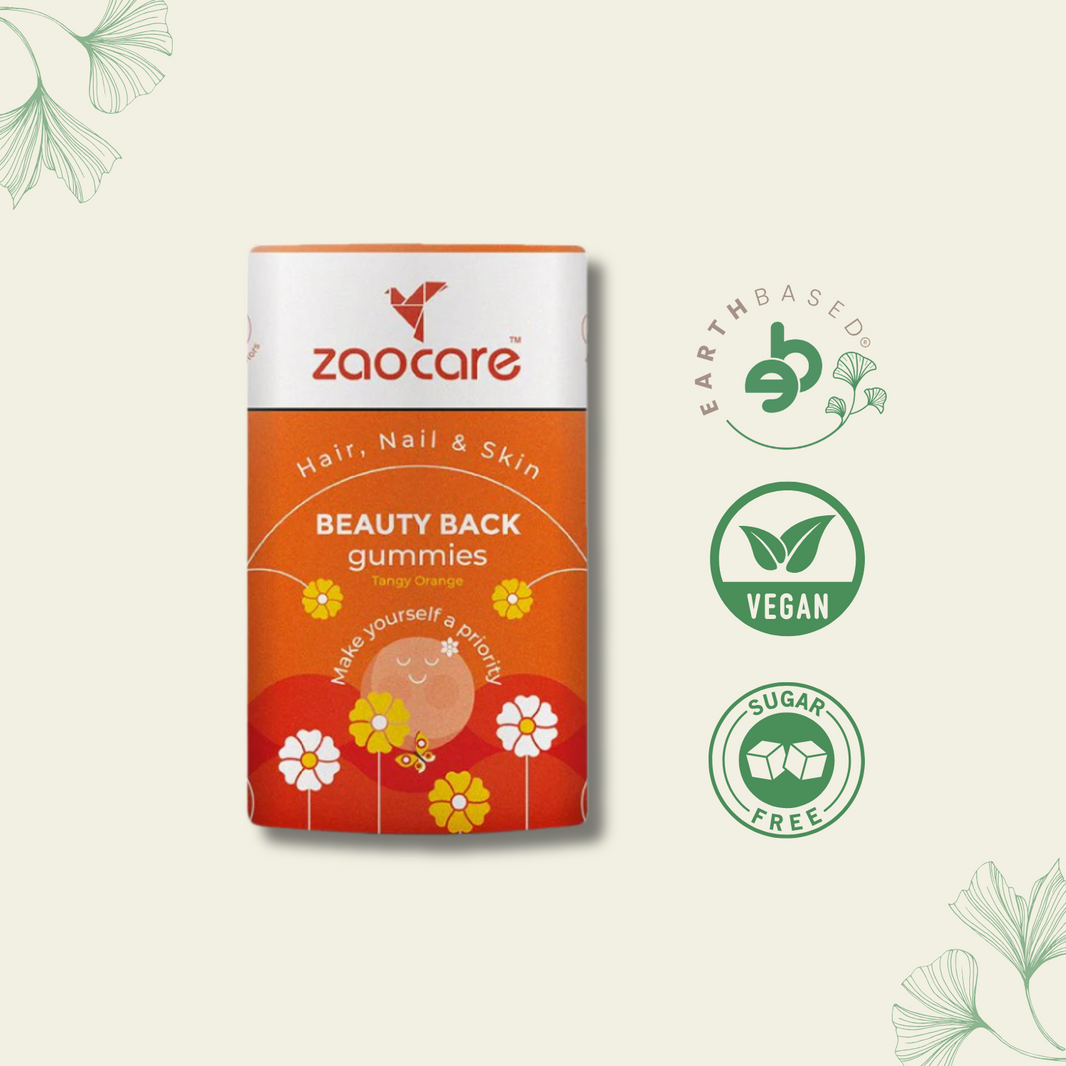 Zaocare Beauty Back Biotin Gummies For Men & Women | For Hair, Nail & Skin | Plant Based