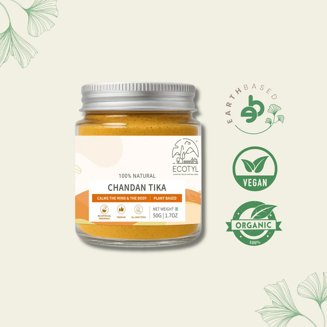 Ecotyl Chandan Teeka | Natural Sandalwood Teeka | Puja & Meditation | 50g