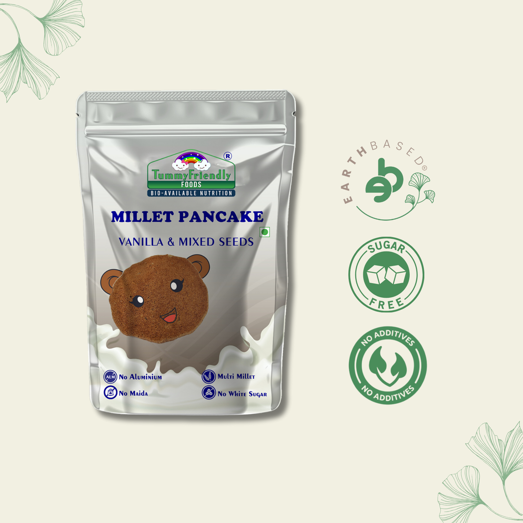 TummyFriendly Foods | Millet Pancake Mix - Vanilla and Mixed Seeds