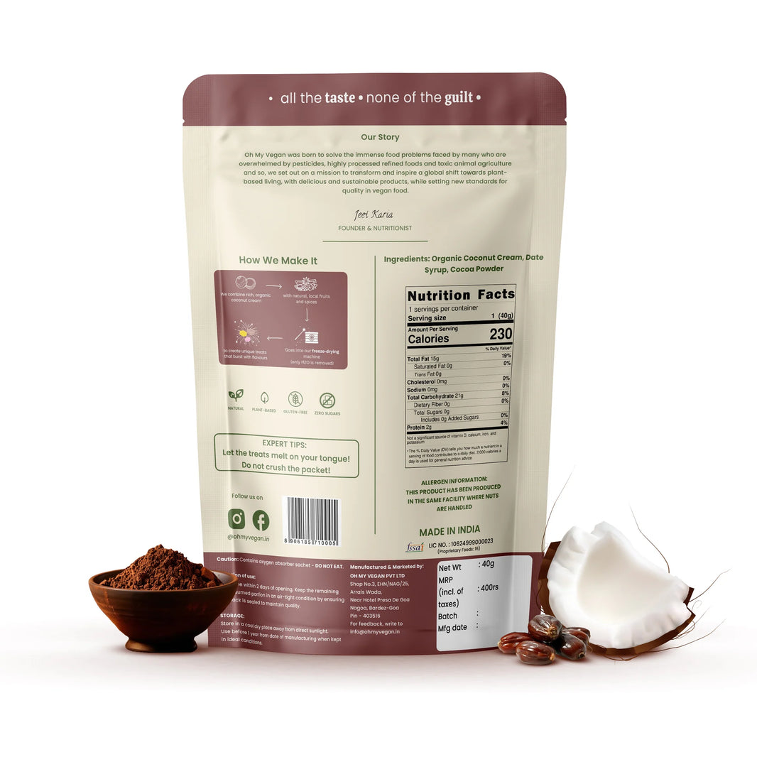 Oh My Vegan | Chocolate Coco Melts