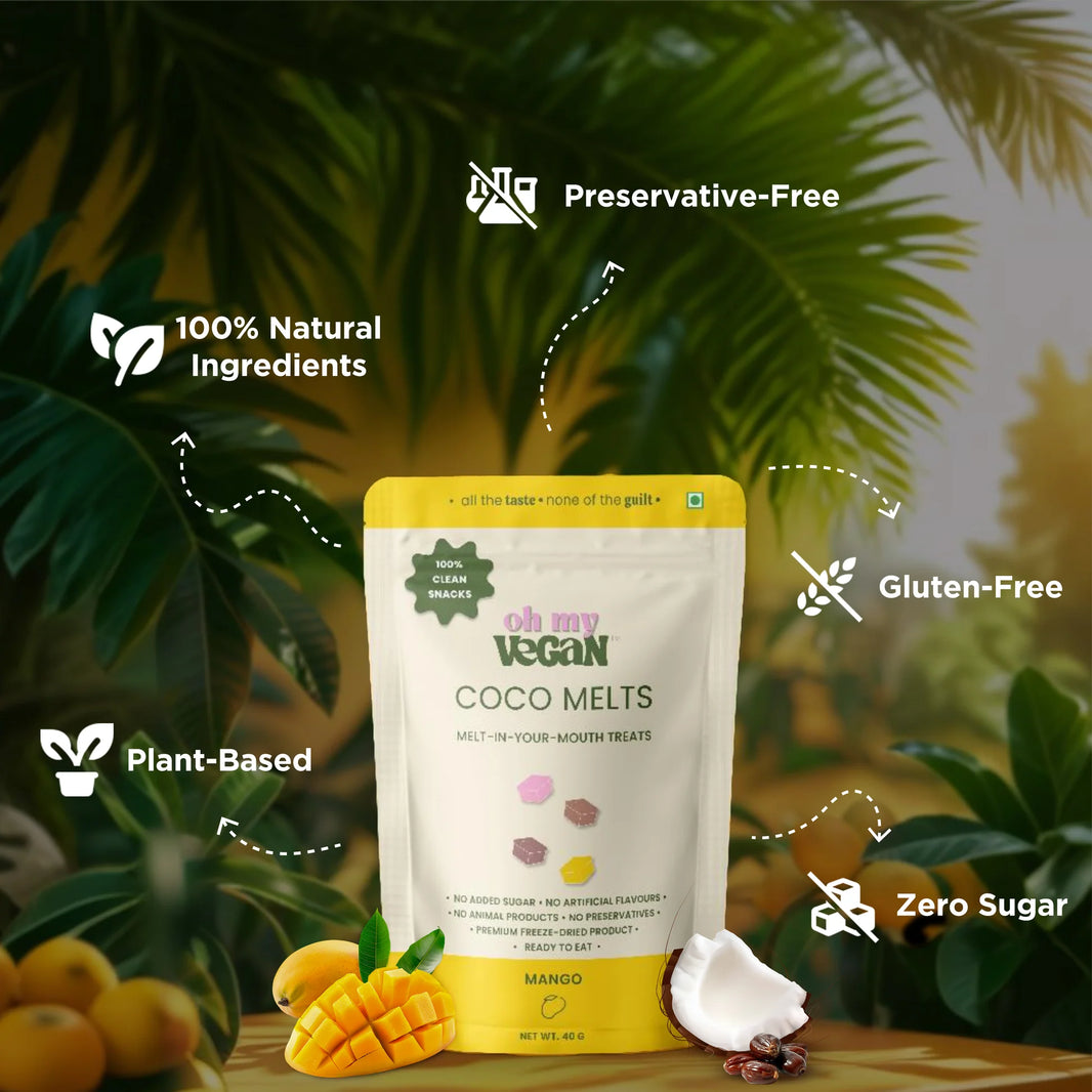 Oh My Vegan | Mango Coco Melts