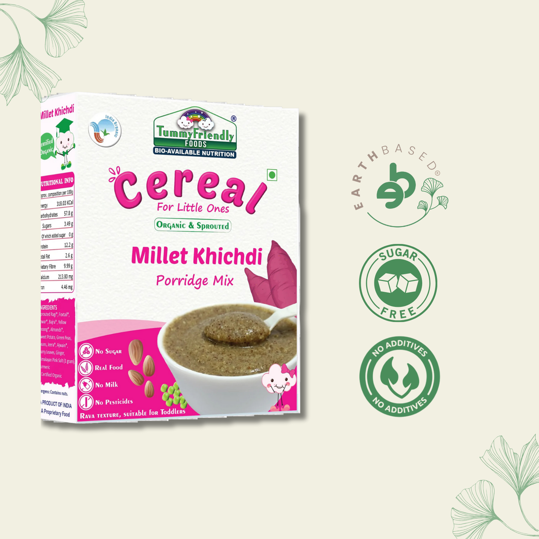 TummyFriendly Foods Organic Millet Khichdi Mix With Vegetables for Toddler Cereal (200 g)