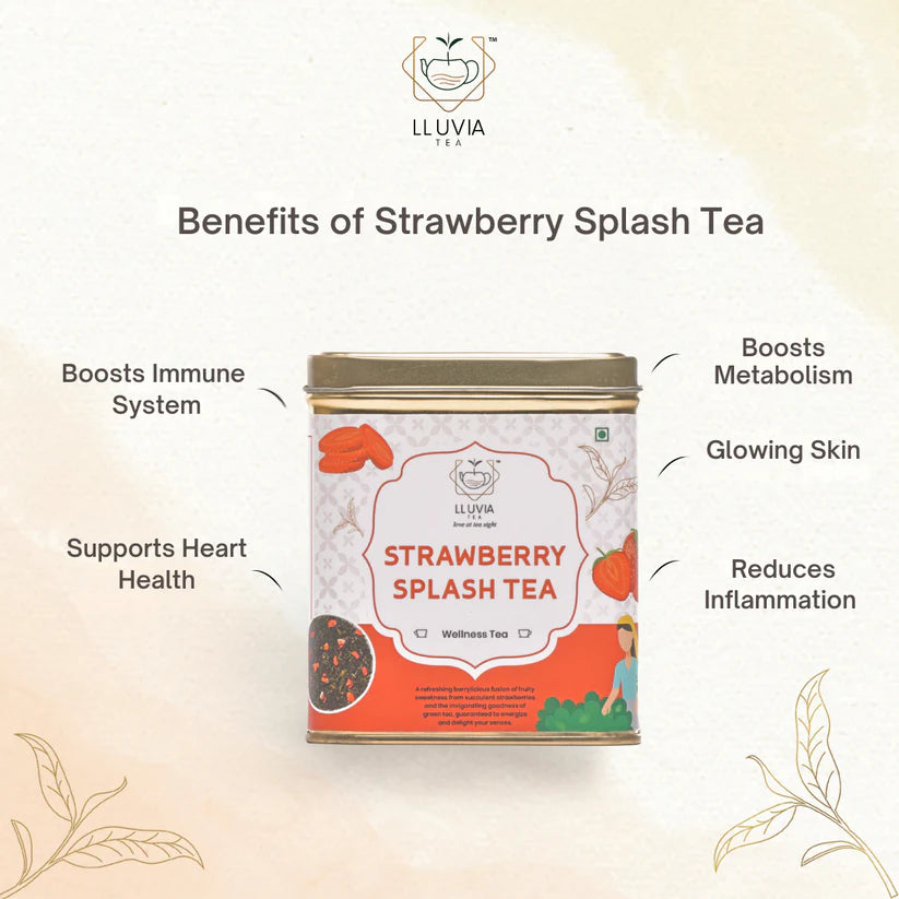 Strawberry Splash Tea by Lluvia Tea