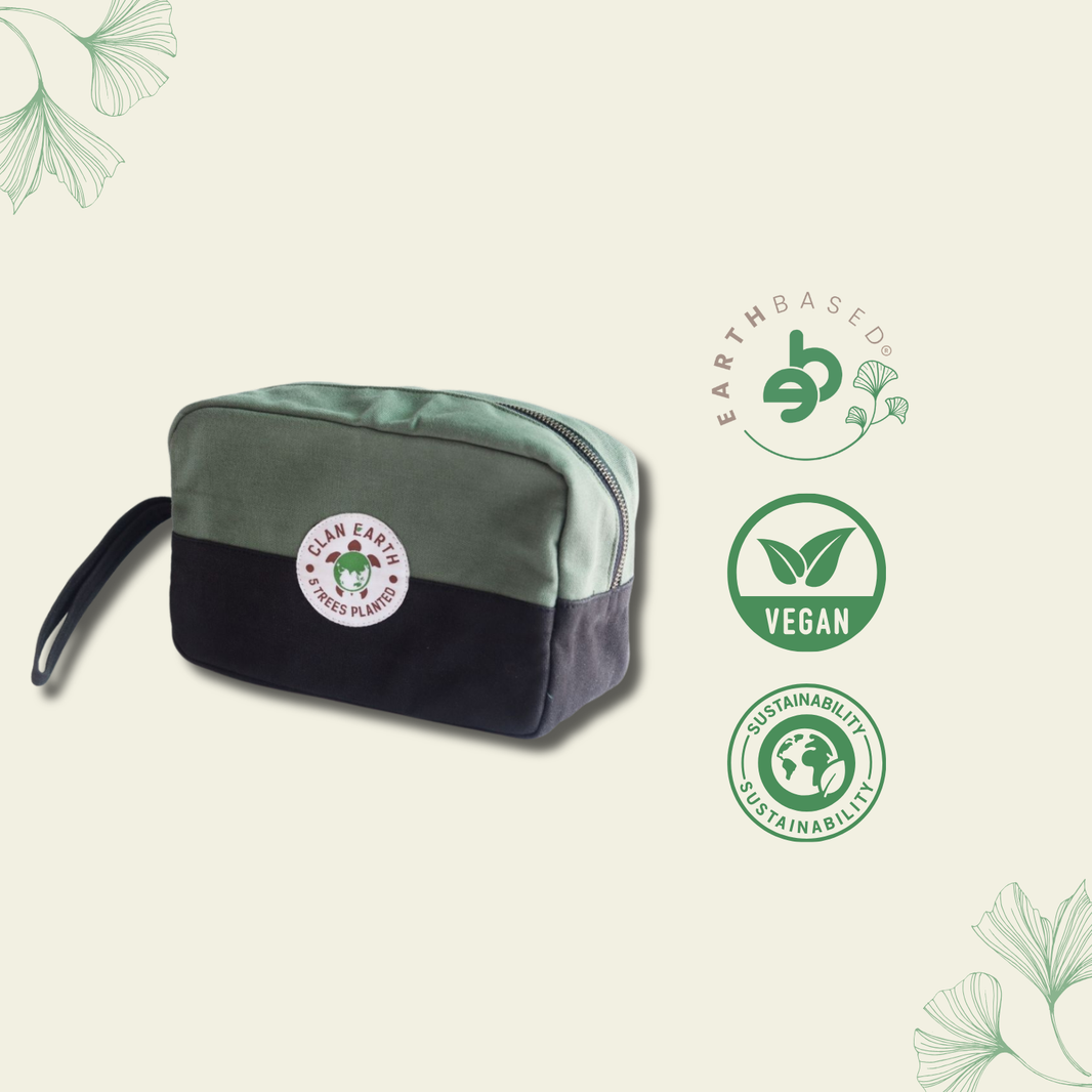 Clan Earth Oryx Dopp Kit - Olive Green