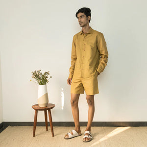 ASYMMETRIC PLACKET SHIRT | Anushe Pirani | earthbased.in | Best Sustainable Clothing | 01