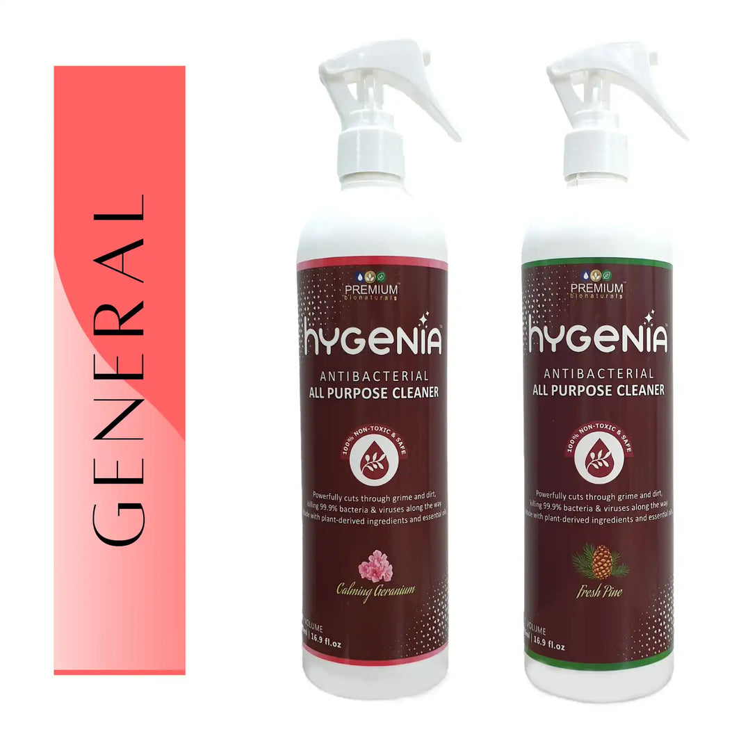 Hygenia Antibacterial All Purpose Cleaner - Zesty Bergamot | Calming Geranium 500ml