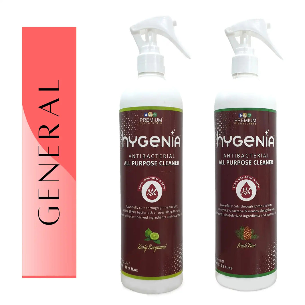 Hygenia Antibacterial All Purpose Cleaner - Fresh Pine | Zesty Bergamot 500ml