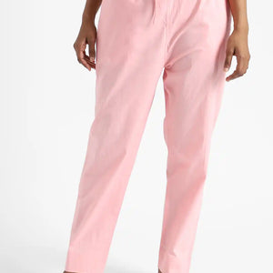 Apparel-Earthbased.in_Organic Cotton & Natural Dyed Womens Rose Pink Color Slim Fit Pants_03