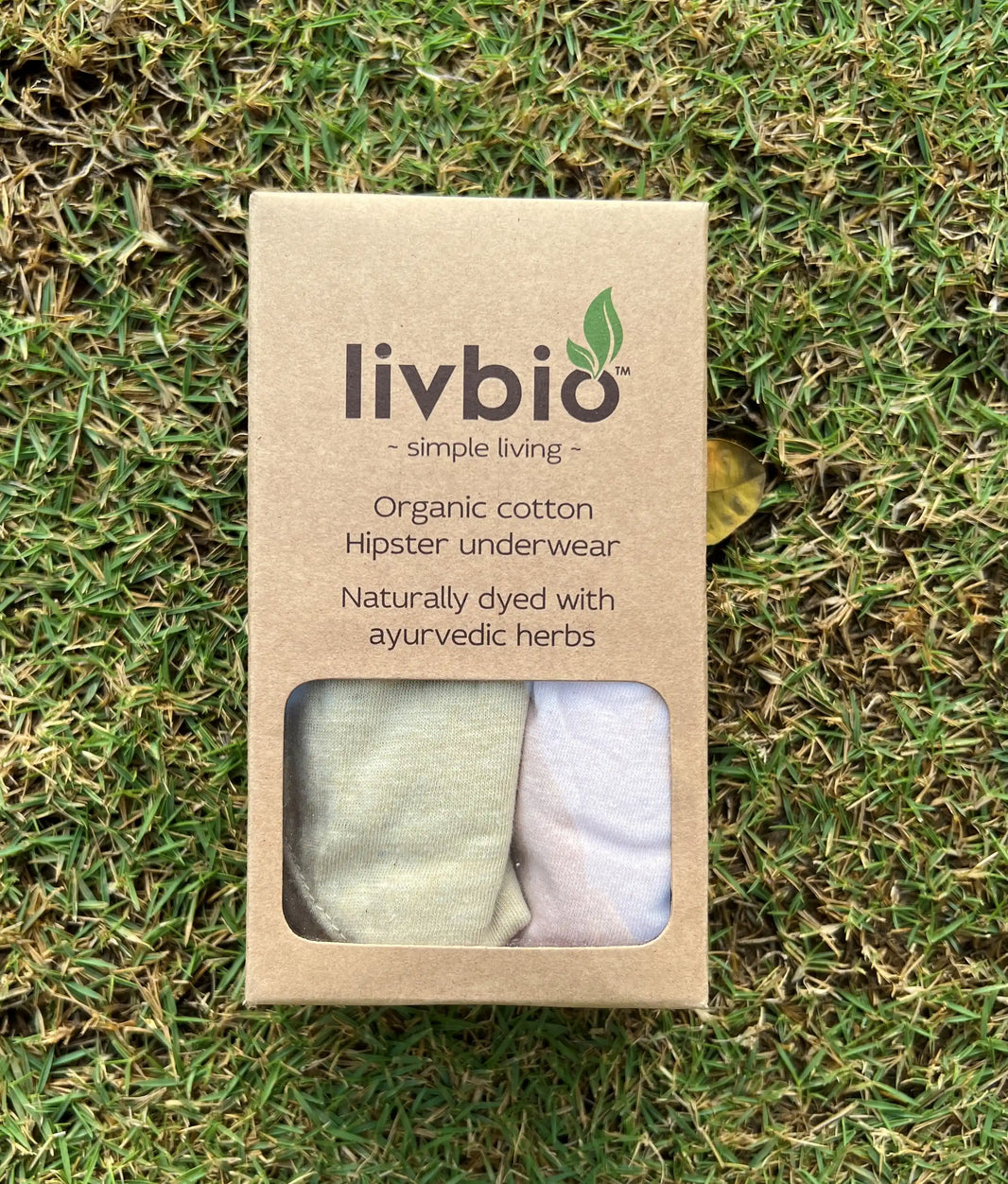 Organic Cotton & Natural Fiber Dyed Pink & Pomo Yellow Combo Underwear by Livbio