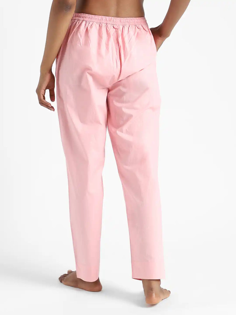 Apparel-Earthbased.in_Organic Cotton & Natural Dyed Womens Rose Pink Color Slim Fit Pants_07
