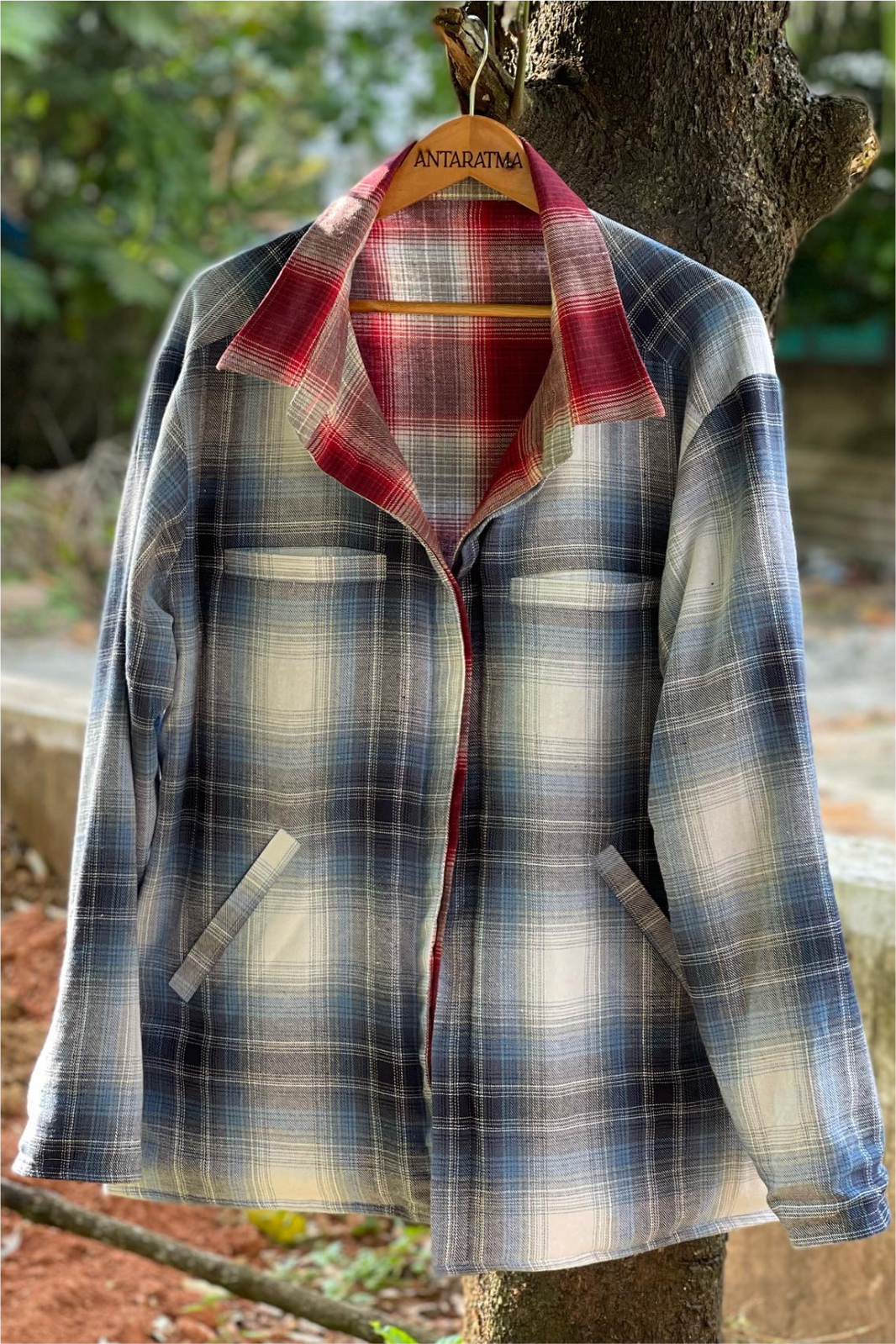 Reversible Flannel Winter Jacket