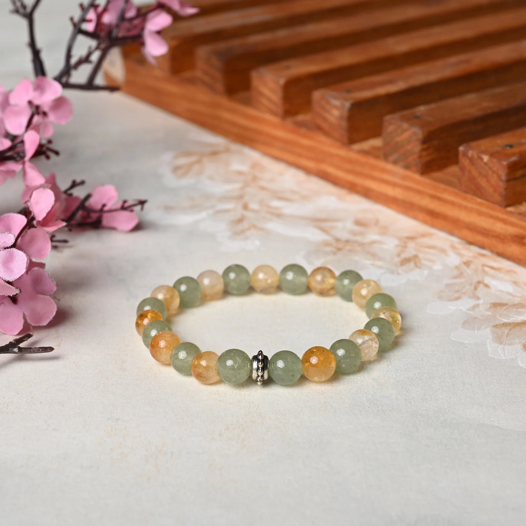 Aventurine _and _Citrine_ Healing _Gemstone_ Bracelet