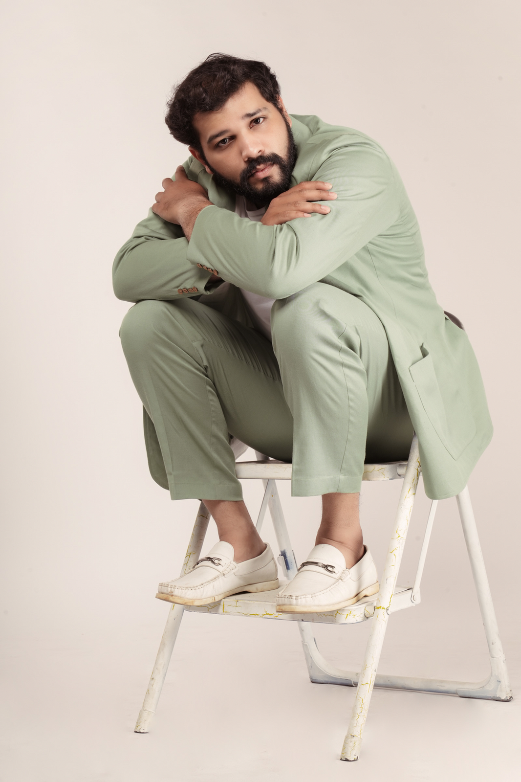 Tencel™ Pant Suit in Pastel Green