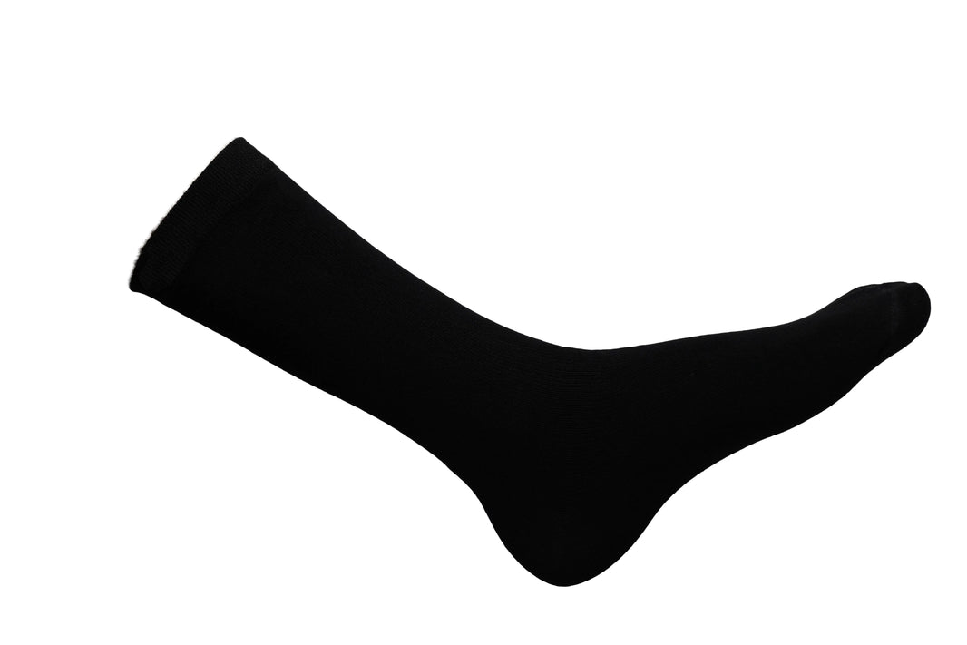 Bamboo Fabric Black Socks