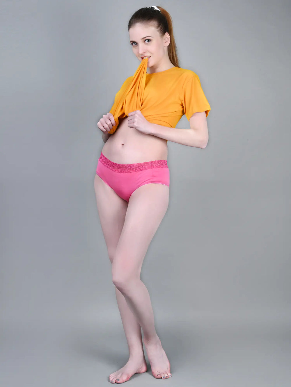Bamboo _Fabric_ Lace _Panty _Set | Pack of 3_002
