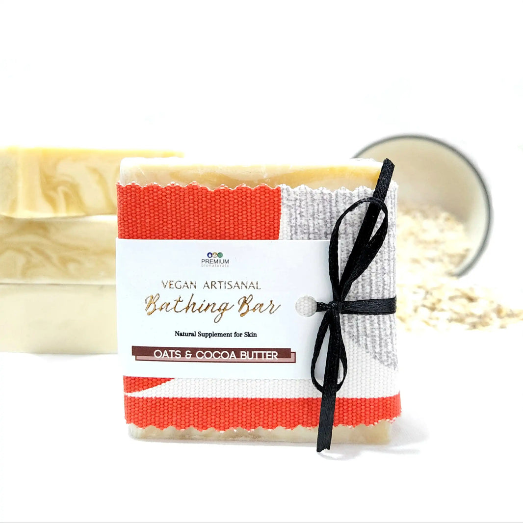 Vegan & Artisanal Bathing Bar - Oats & Cocoa Butter