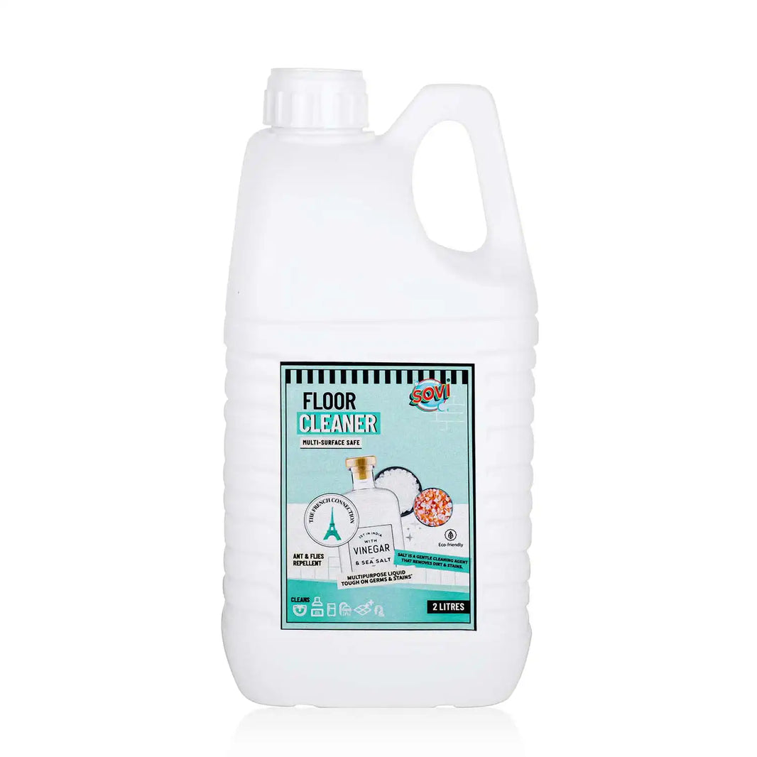 Floor Cleaner 2 Liters | SOVI Dishwash Liquid Gel 500 ml Free by SOVI