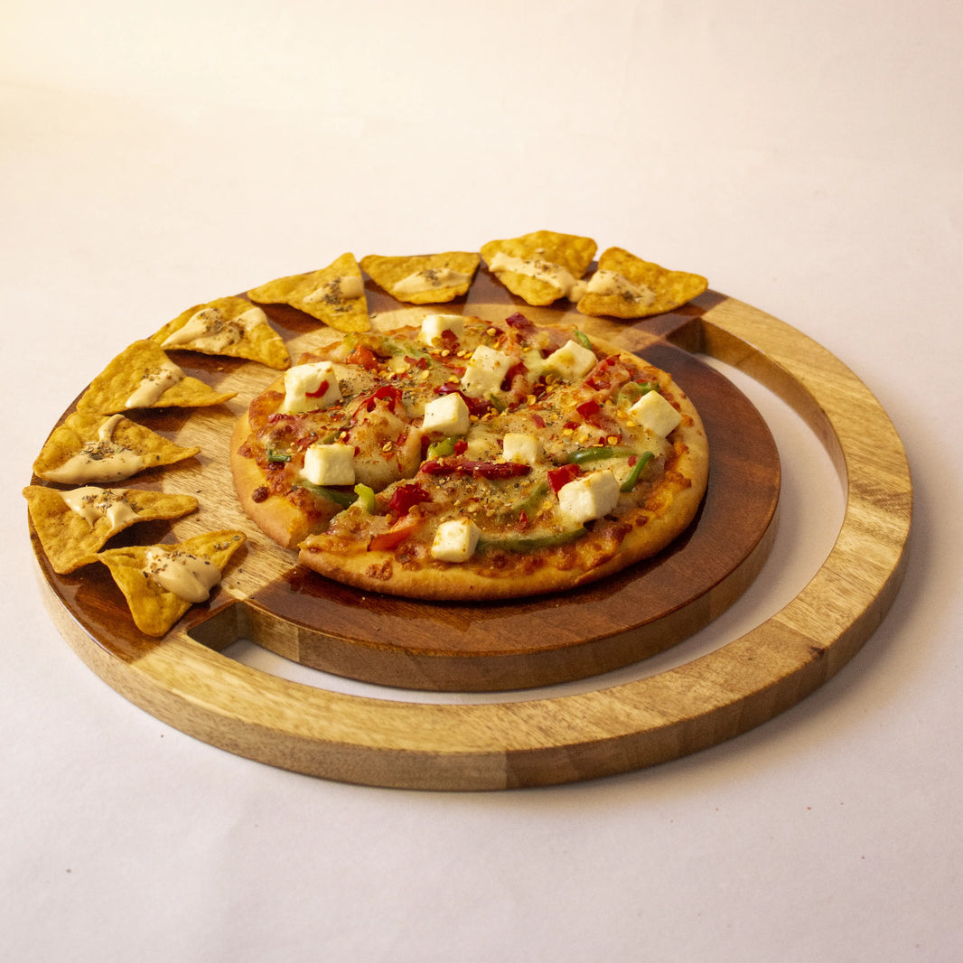 Two-Hued Mango Wood Cheese Platter