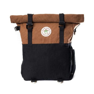 Best  Backpack | Pangolin Backpack- Camel Brown & Charcoal Black | Clan Earth | earthbased.in | 01