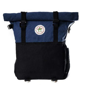 Best Backpack in India | Pangolin Backpack- Navy Blue & Charcoal Black | Clan Earth  | earthbased.in | 01