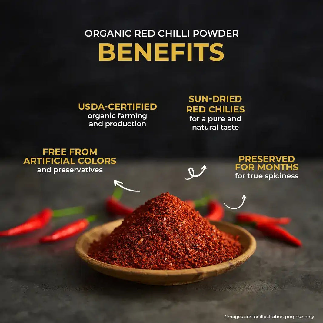 Organic Red Chilli Powder - 100g | Pack of 2