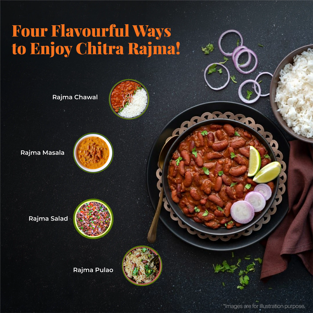 Organic Chitra Rajma - 500 gms